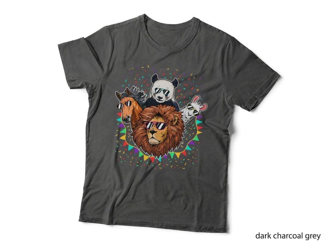 Zoo Sunglasses Party Animal Birthday Party Costume T-Shirt