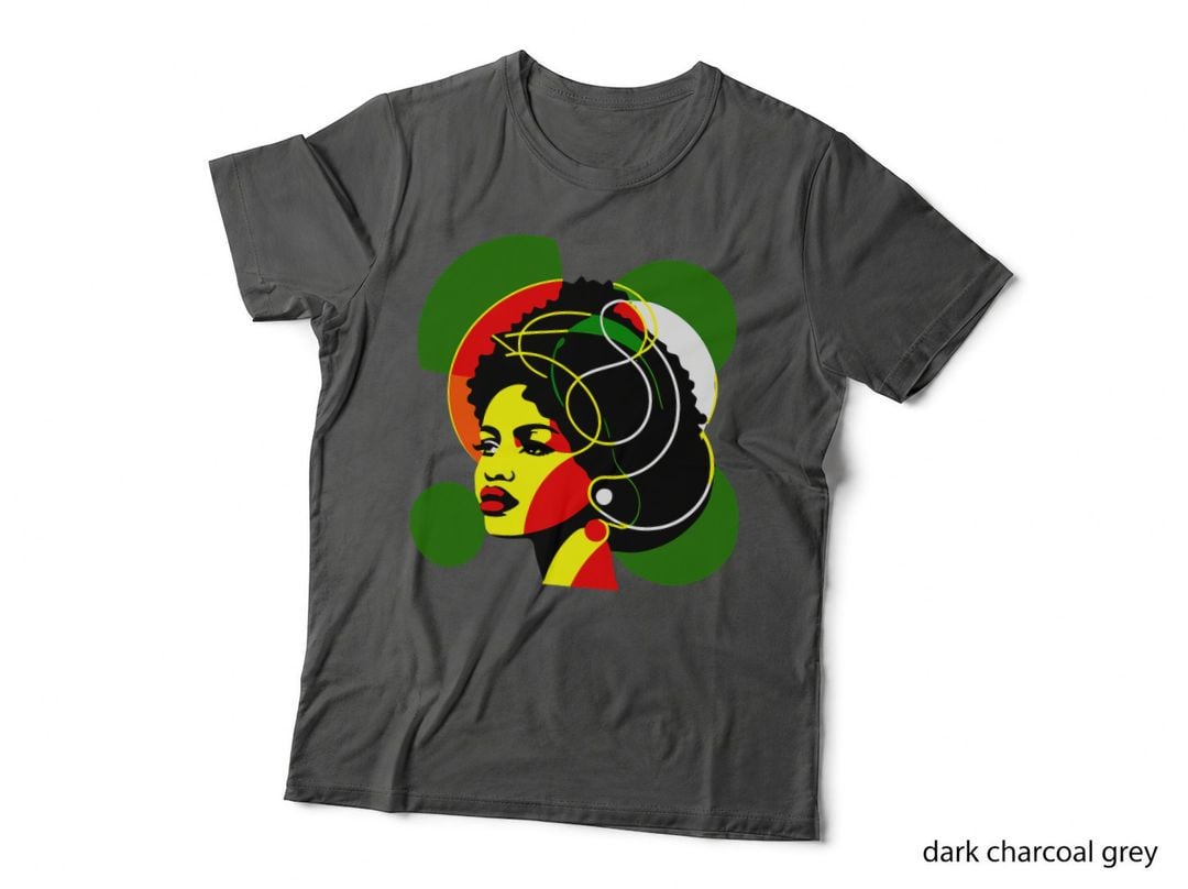 Abstract Line Art African American Women Black History T-Shirt