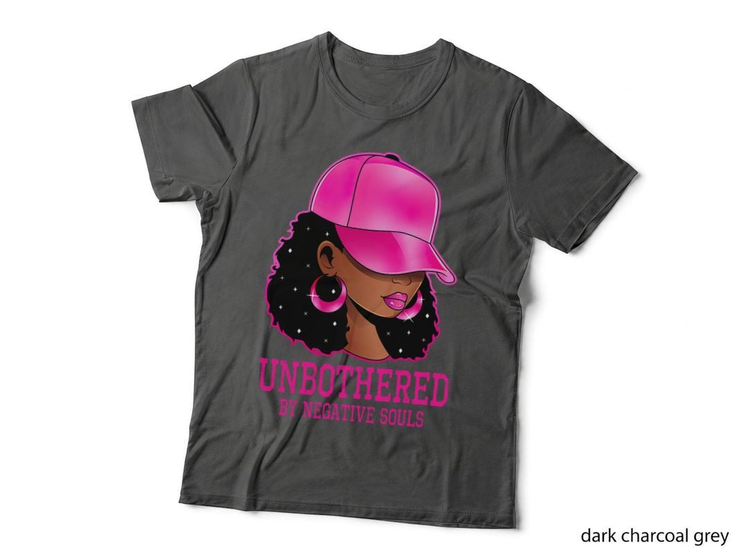 African American Afro Queen Sassy Black Woman Unbothered T-Shirt