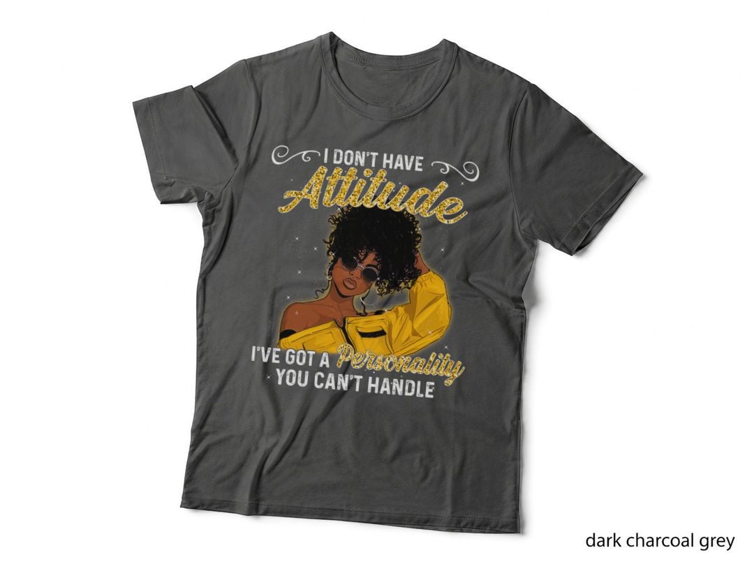 African American Melanin Queen Black Girl Magic Afro T-Shirt