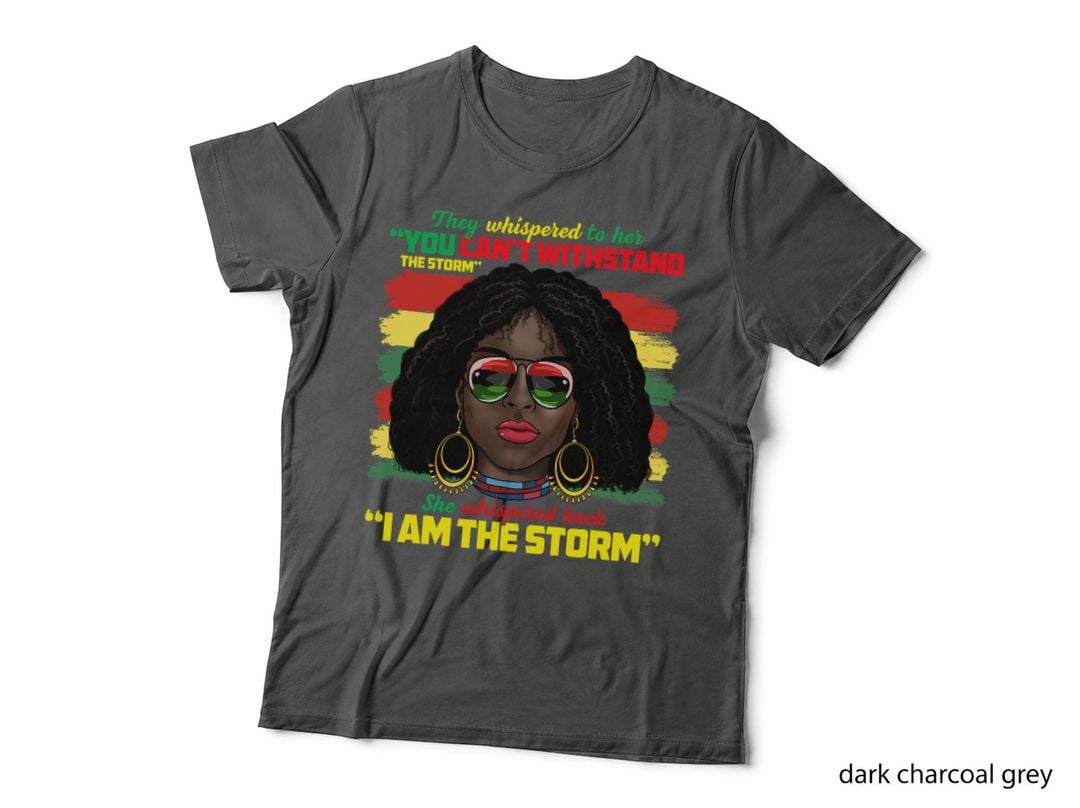 Black African American Ladies Black History Month Women T-Shirt