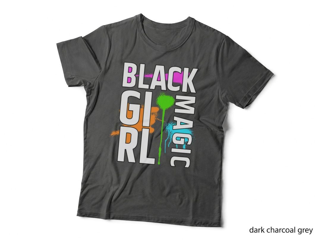 Black Girl Magic Black History Month Blm Melanin Afro Queen T-Shirt