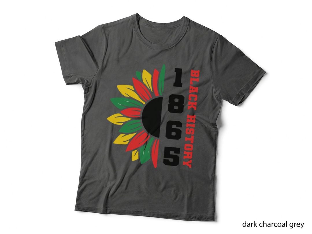 Black History 1865 Black History Month T-Shirt, Black History Month Graphic Tee