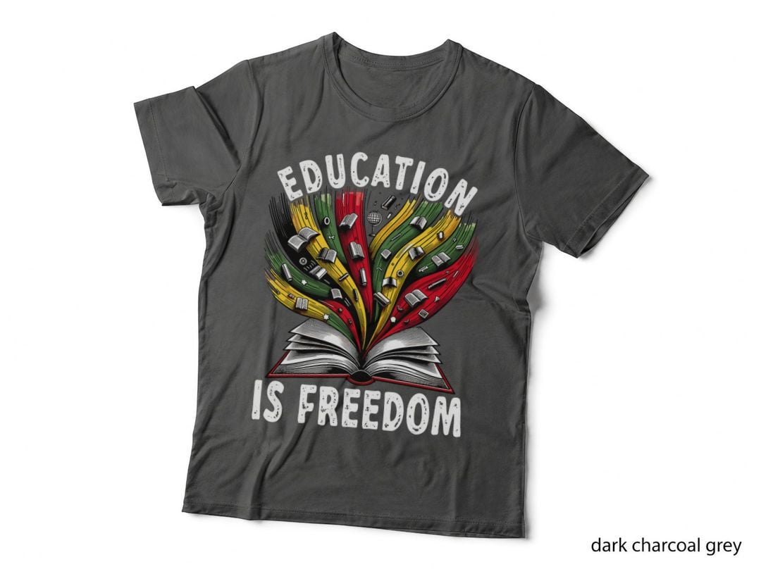 Black History Education Is Freedom Books Black History T-Shirt