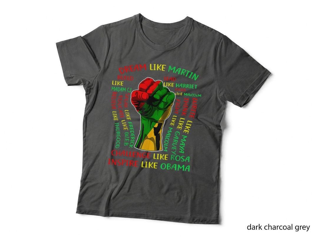 Black History Leaders Fist Hand African American Culture T-Shirt