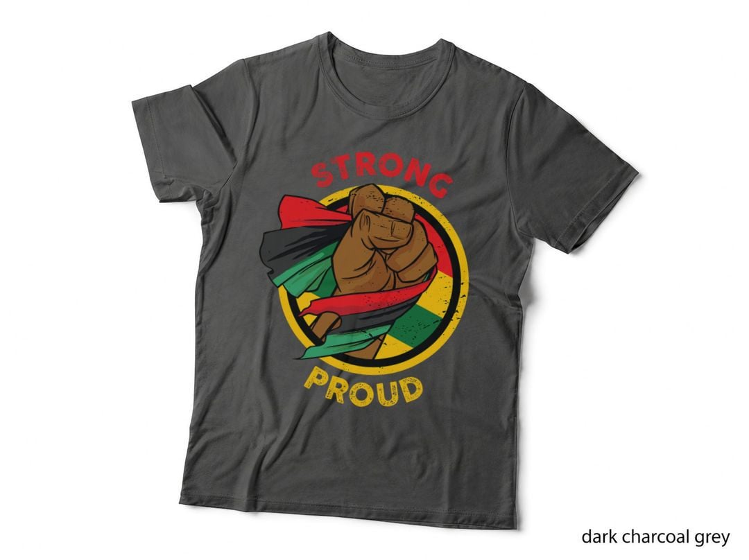 Black History Month Black Fist Shirt for Women Men Kids T-Shirt