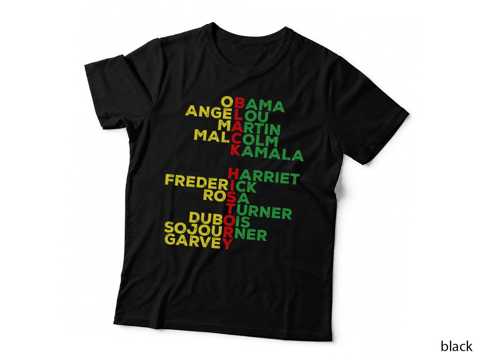 Black History Month Leaders Shirt Men Women Boys Girls T-Shirt