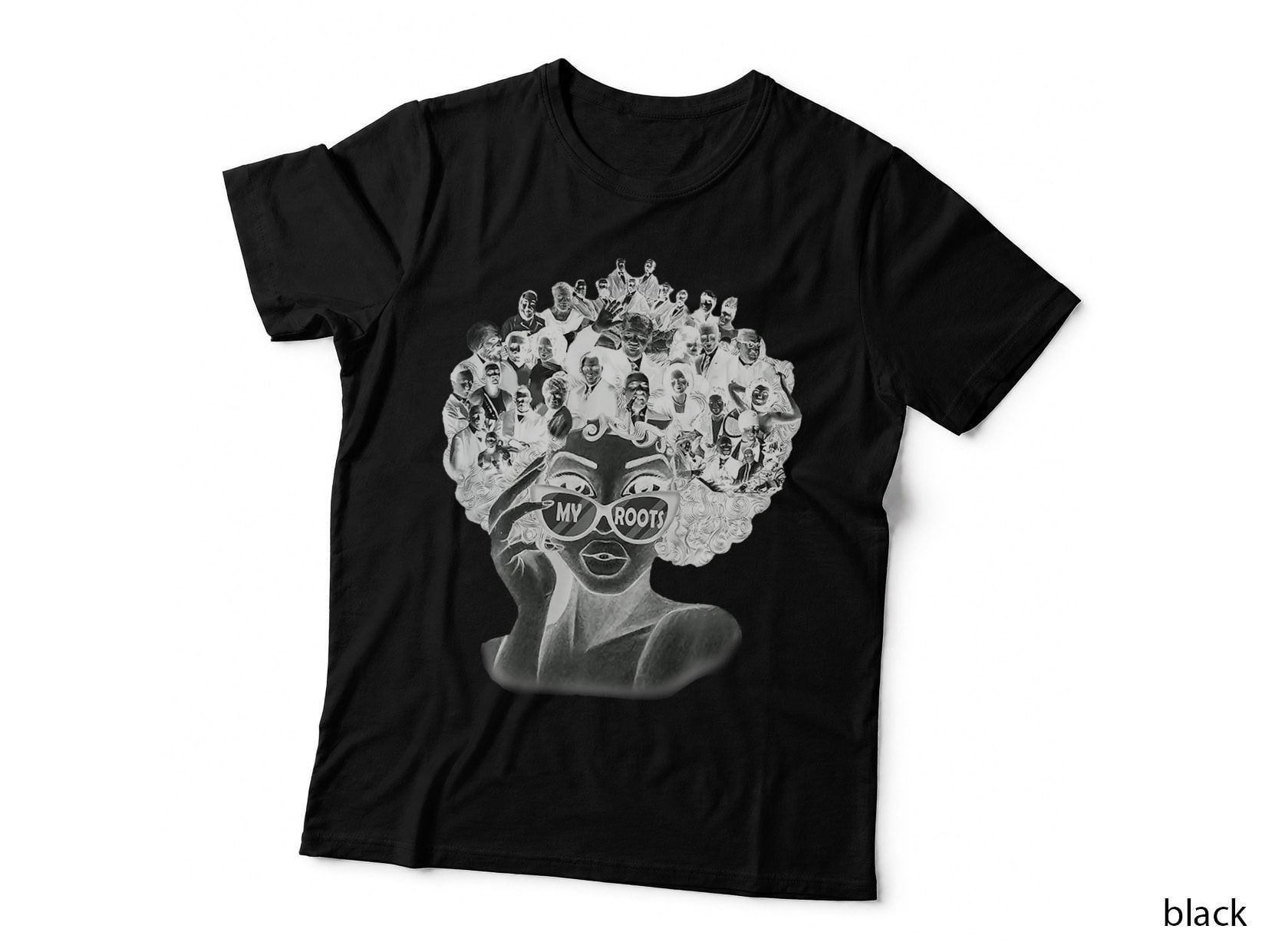Black History Month Shirt I Love My Roots Back Powerful BLM T-Shirt