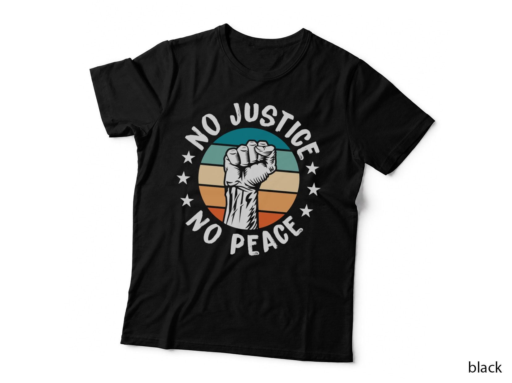 Black History No Peace No Justice African American Gifts Pullover Hoodie T-Shirt