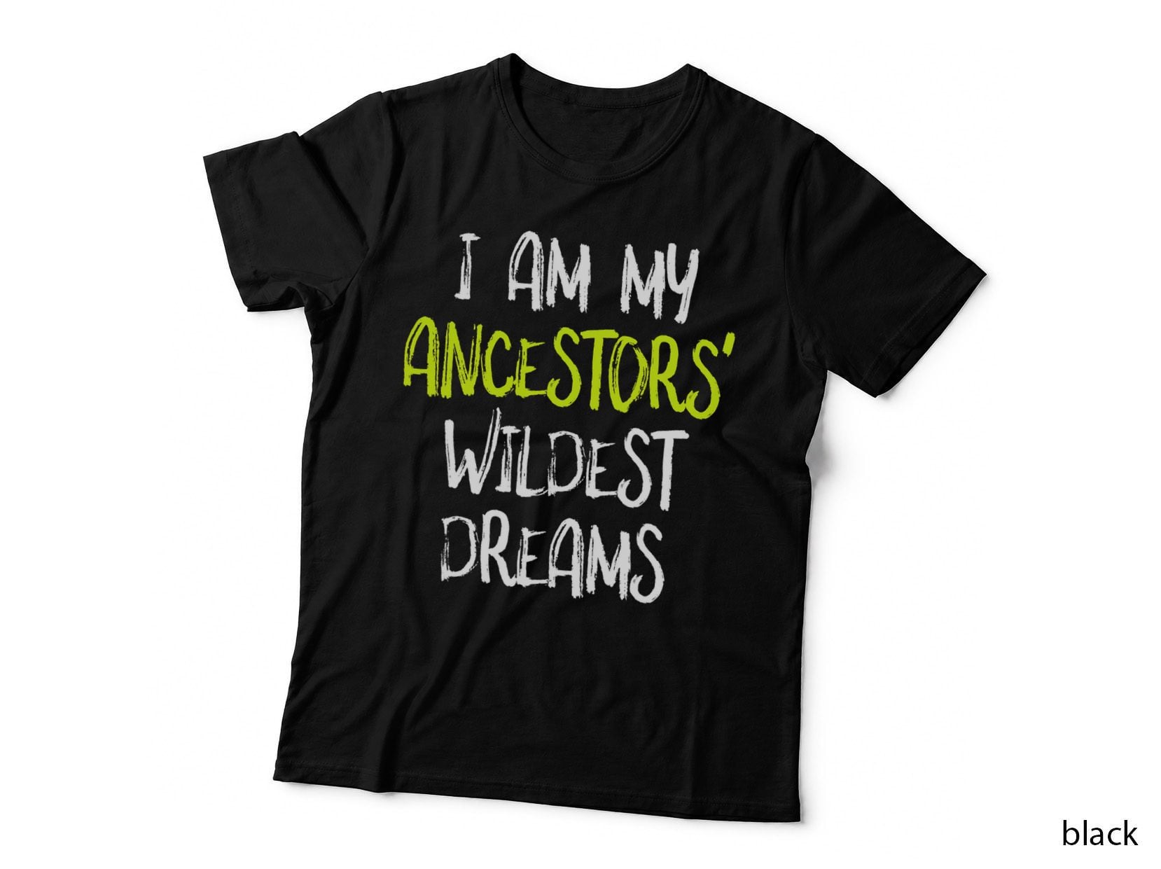 Black History T Shirt, I Am My Ancestors' Wildest Dreams T-Shirt