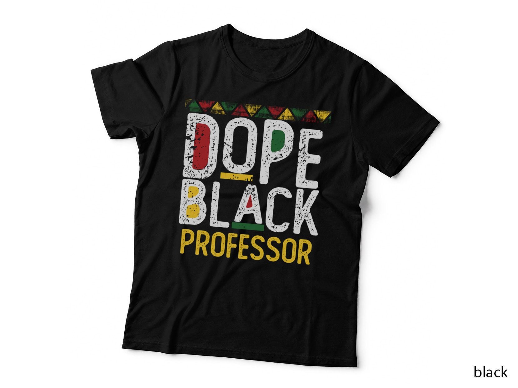 Dope Black Professor Black History Month Pullover Hoodie T-Shirt
