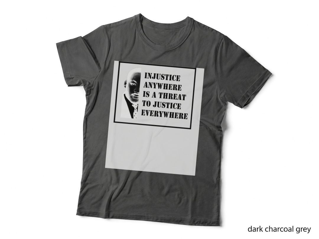 Dr. Martin Luther King Jr. Injustice Quote T-Shirt, Quote Typography