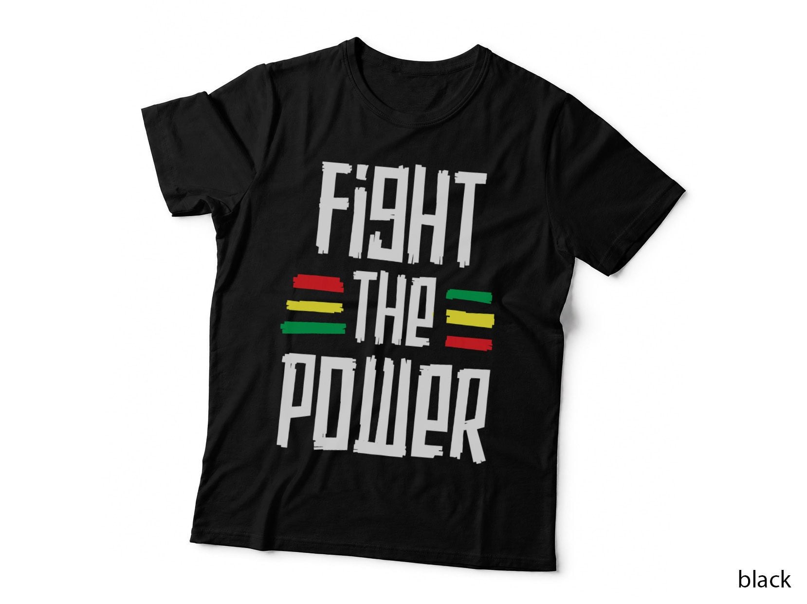 Fight the Power African Tribal Black History Month T-Shirt