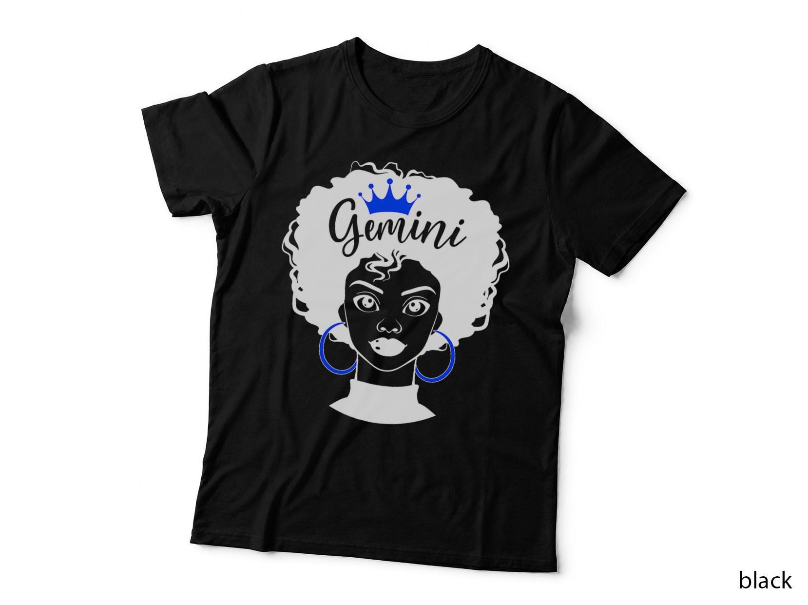 Gemini Zodiac Sign African American Gemini Birthday T-Shirt