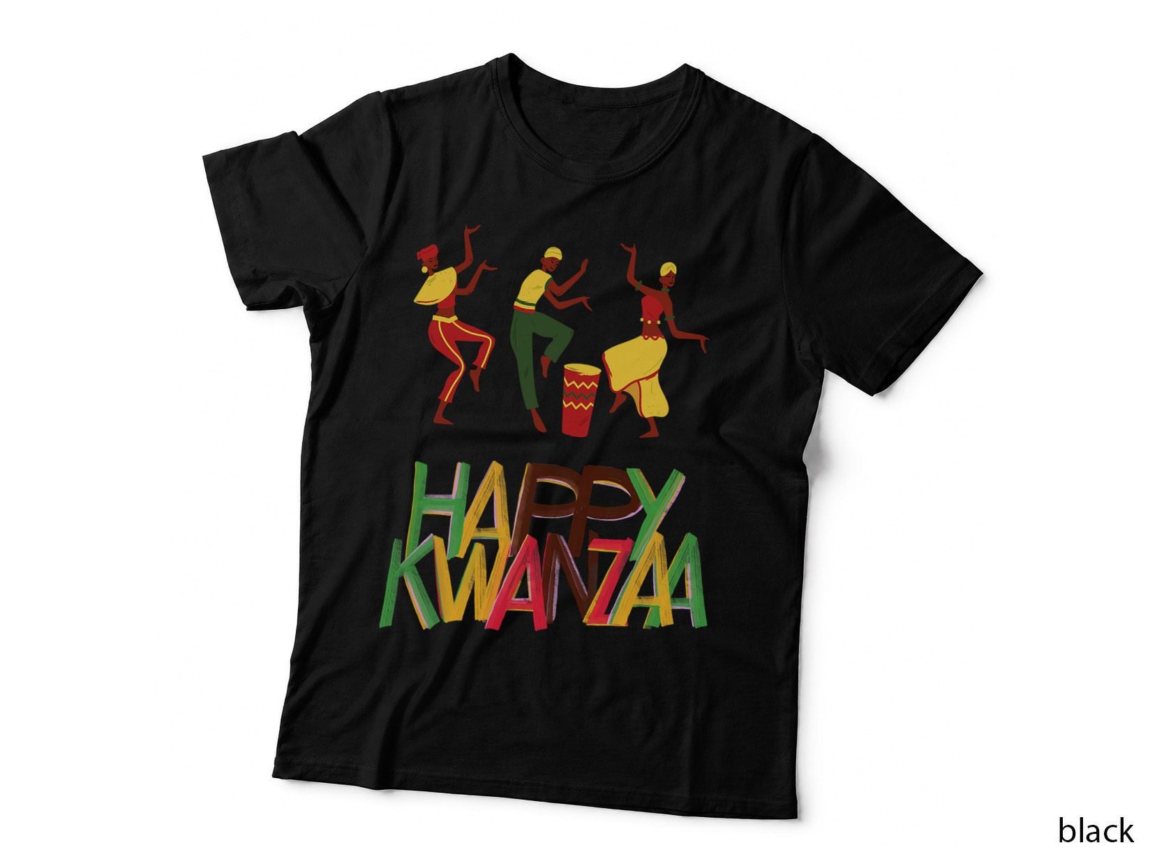 Happy Kwanzaa Celebration Black African American Culture T-Shirt