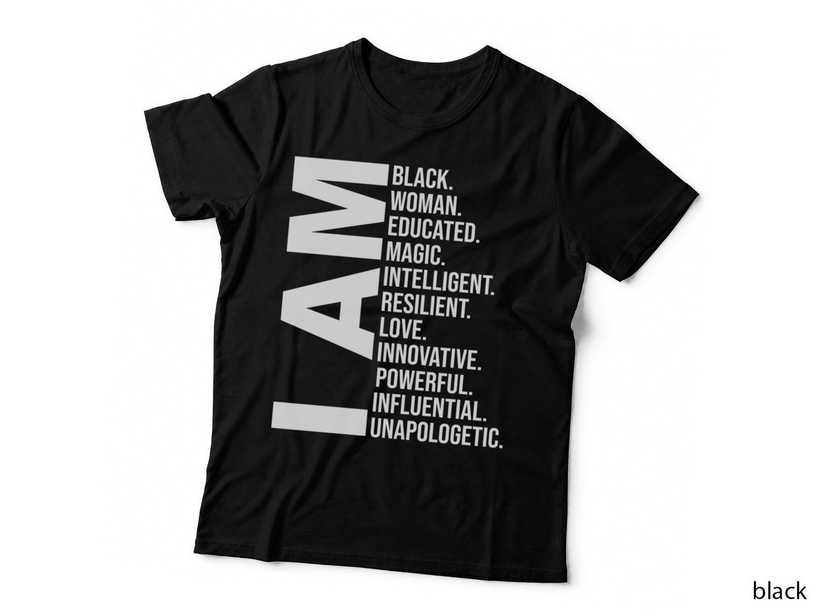 I Am Black Woman Black History Month Educated Black Girls Pullover Hoodie