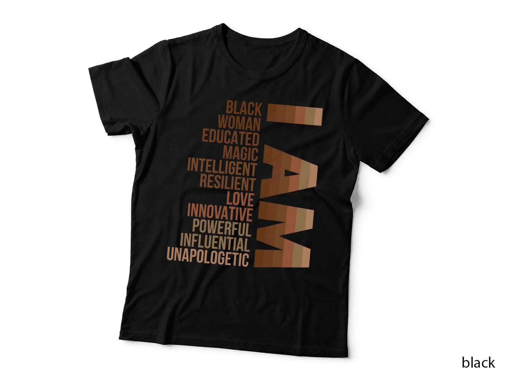 I Am Black Woman Junenth Black History Unapologetically T-Shirt