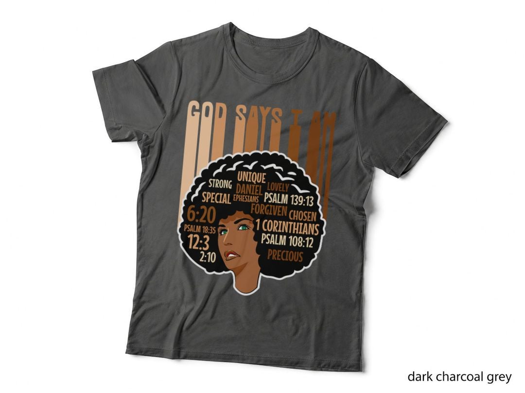 I Am Melanin Black History Month BLM Afro African American T-Shirt
