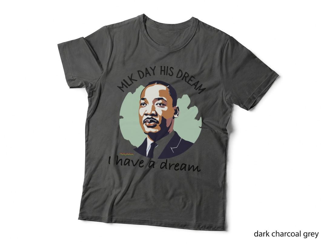 MLK Day His Dream I Have a Dream Hunting T-Shirt, MLK Day Tribute Graphic Tee