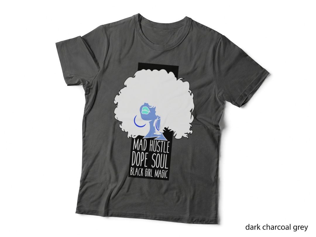 Mad Hustle Dope Soul Black Girl Magic Black History Month Pullover Hoodie