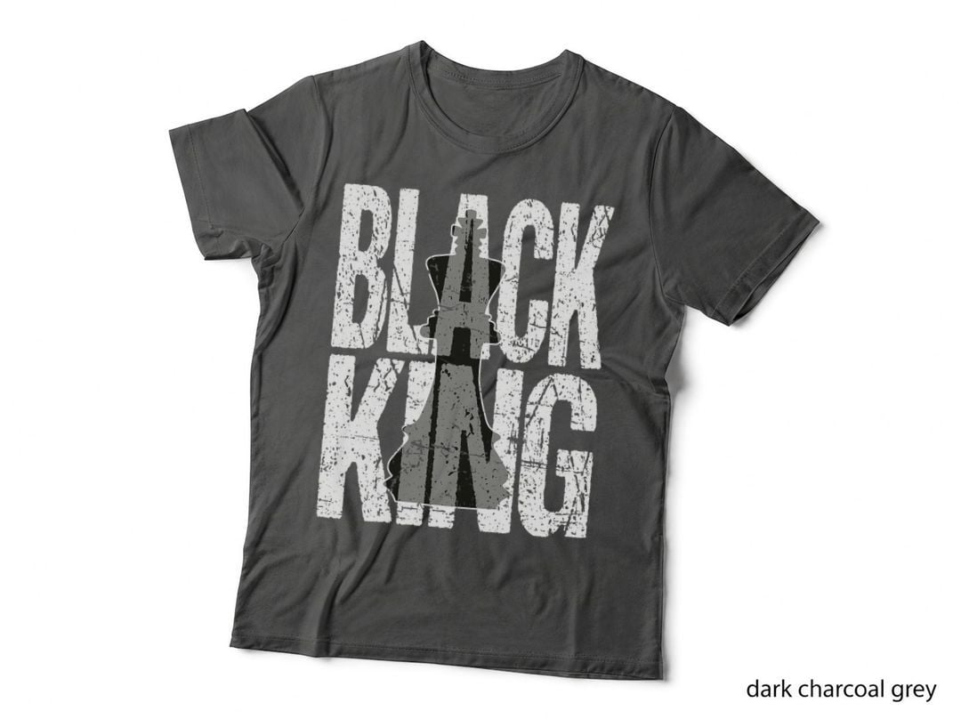 Matching Couple Black History Month - Black King Chess Piece T-Shirt