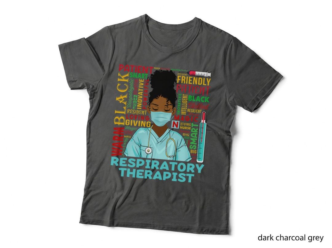 Respiratory Therapist African Women Black History Month RT T-Shirt