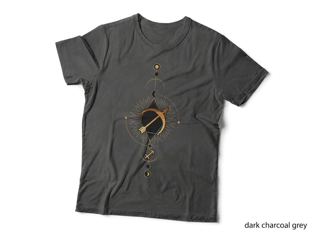 Sagittarius Zodiac Sign Black History Month Cool BLM Melanin T-Shirt