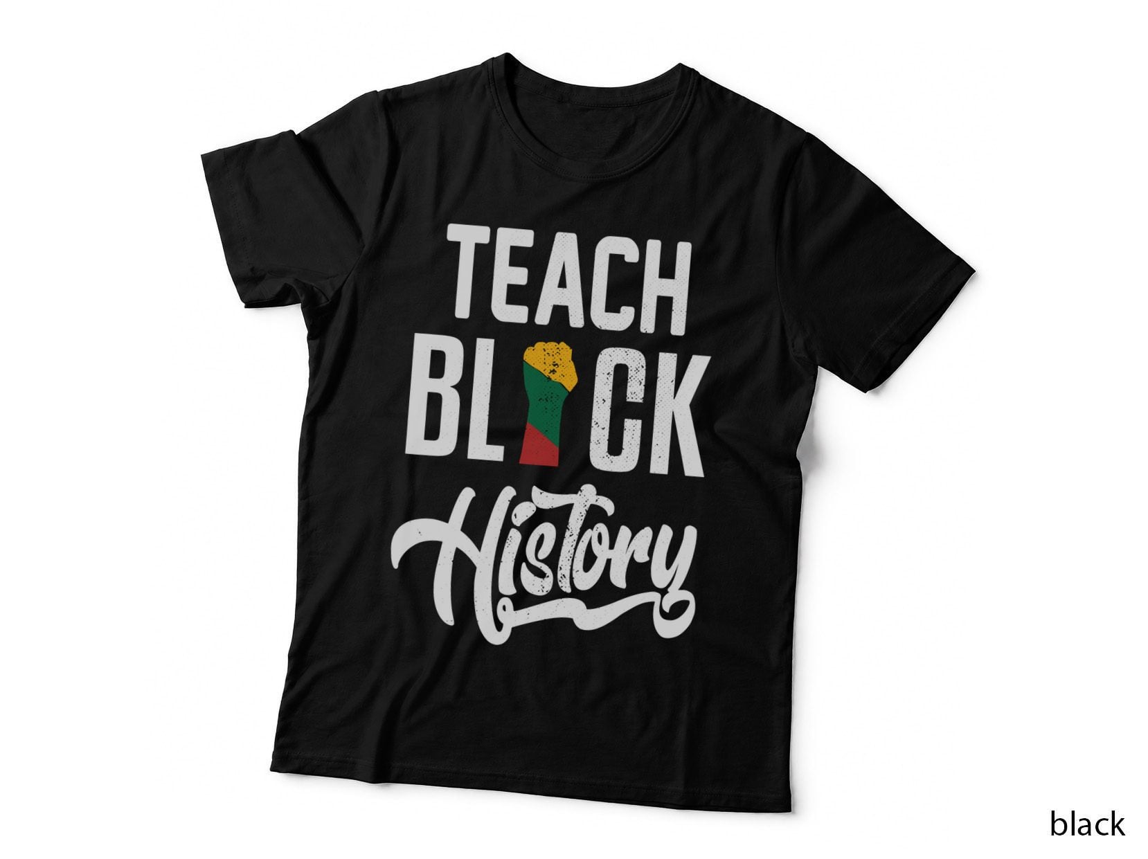 Teach Black History Month Proud African American Sweatshirt T-Shirt
