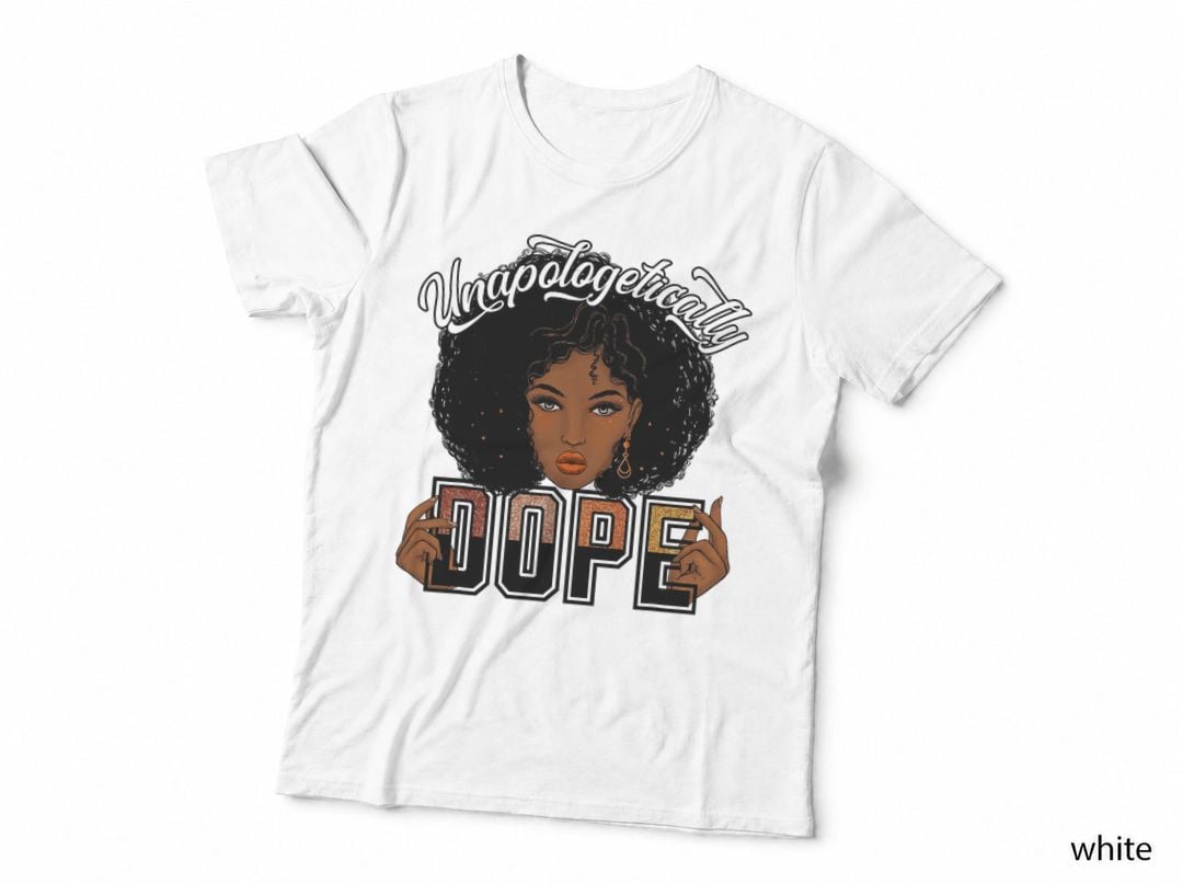 Unapologetically Dope Afro Melanin Feminism Black History T-Shirt