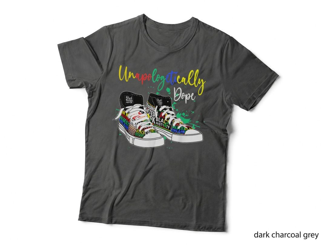 Unapologetically Shoes Black History Month African American T-Shirt