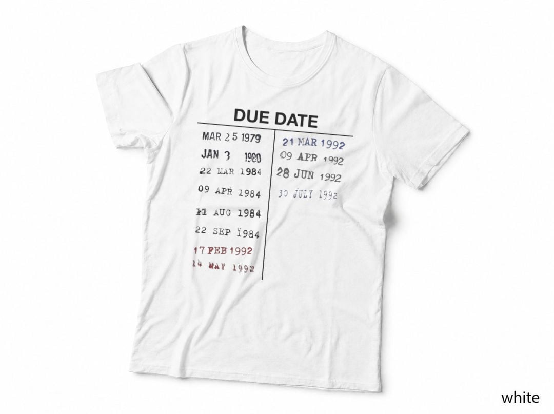 Library Stamp Librarian Due Date Librarian Reading Book T-Shirt