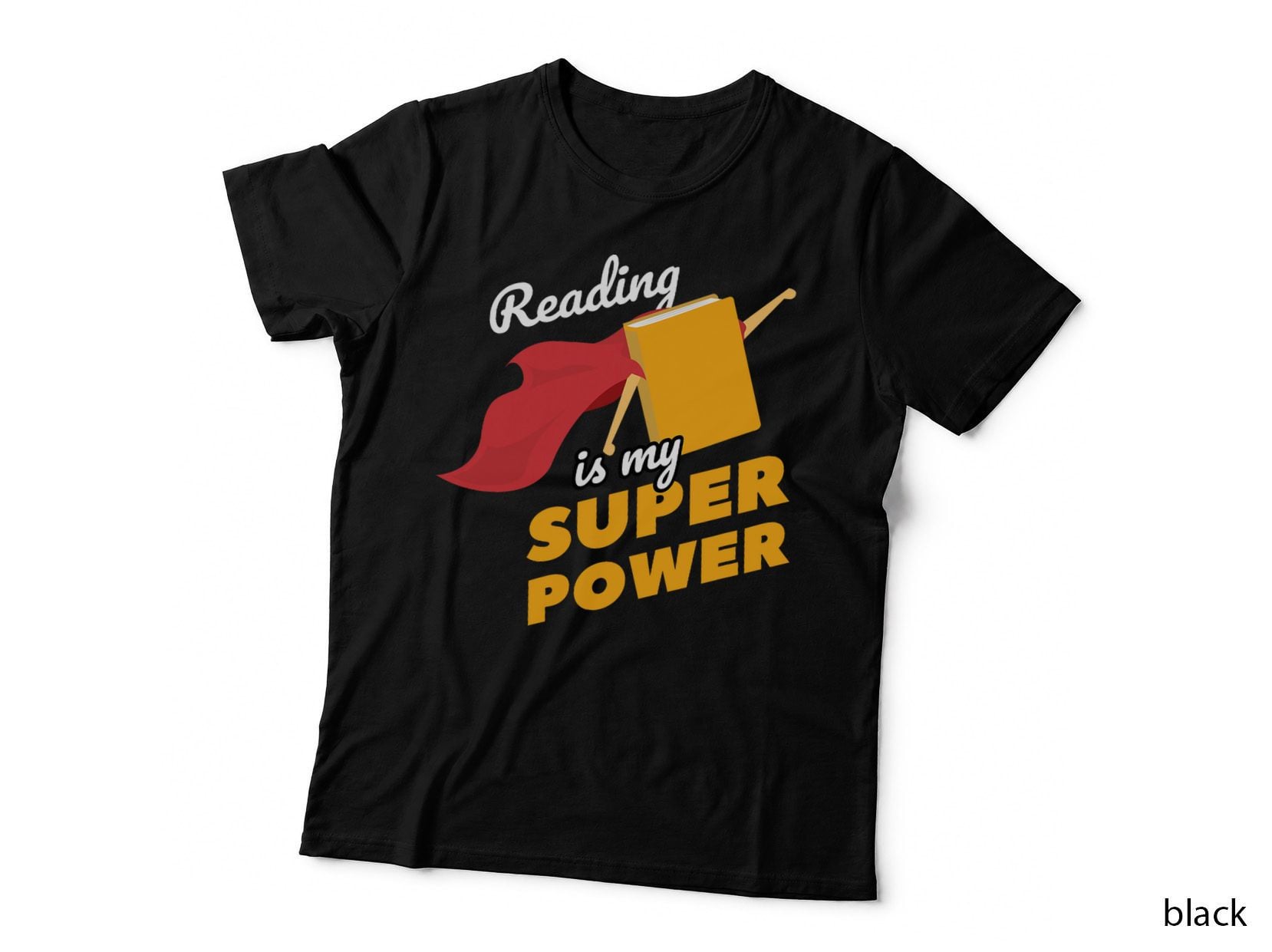 Reading Is My Superpower Fun Cute Book Hero Gift T-Shirt