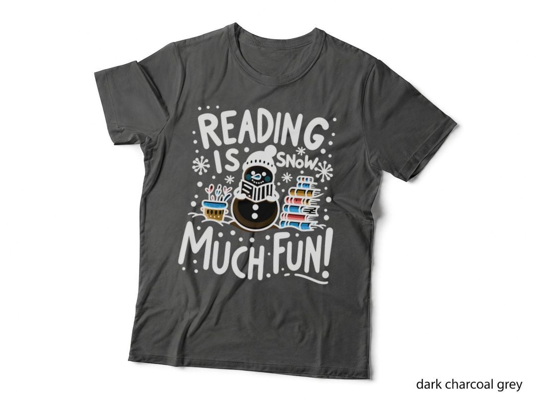 Reading Is Snow Much Fun! Winter Bookworm Loves Reading Book T-Shirt