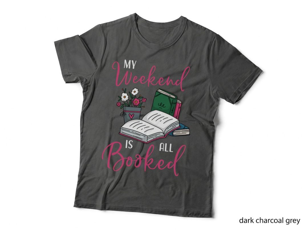 Weekend Book Club T-Shirt, Literary Quote Style, Book Lover Apparel