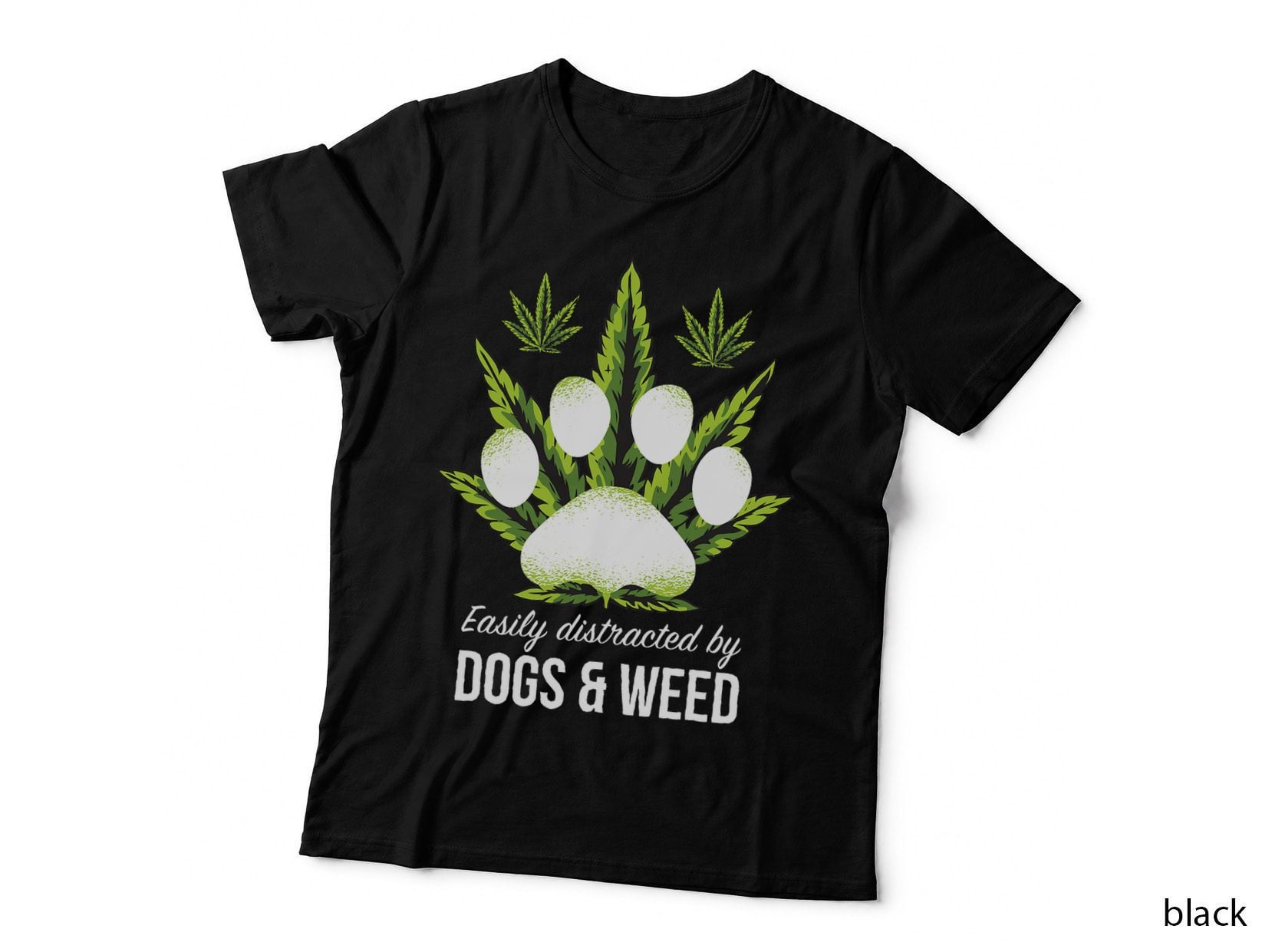 420 Weed T-Shirt, Stoner Marijuana Print, Pet Lover Apparel