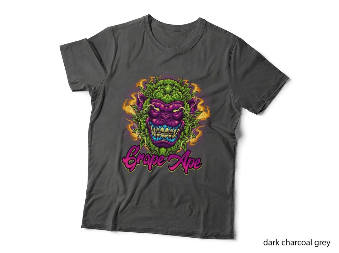 Grape Ape Weed Strain Marijuana Pot Ganja 420 Stoner T-Shirt