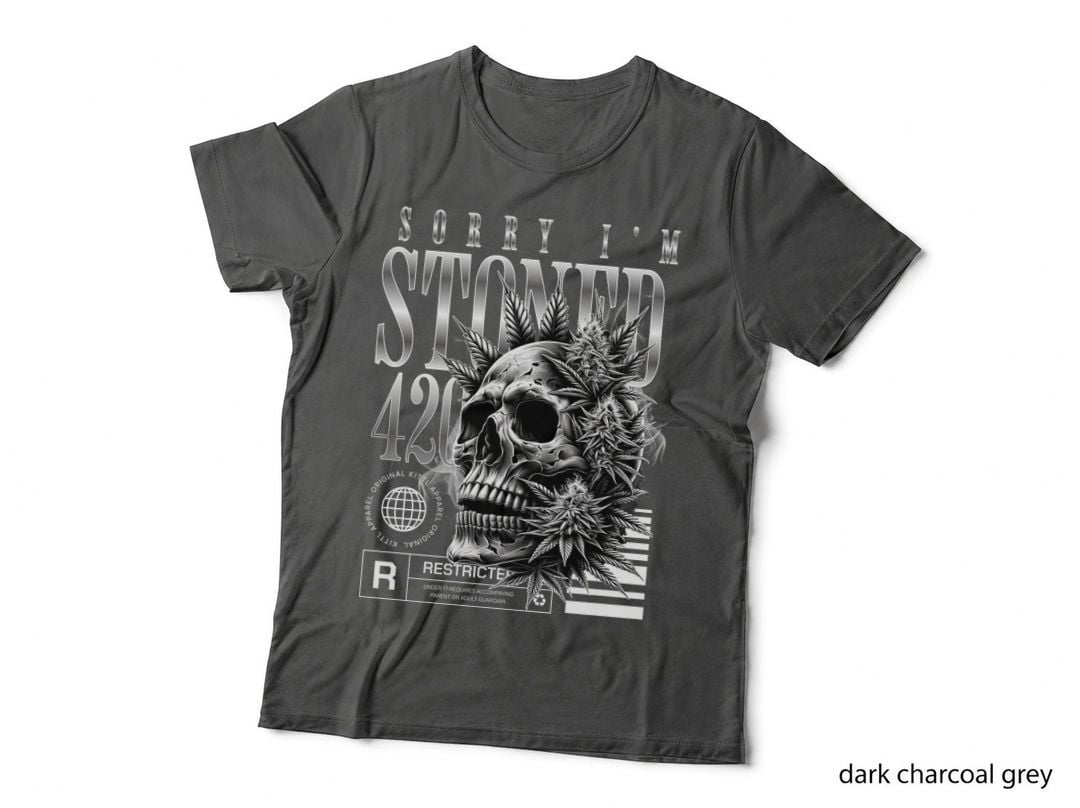 Sorry I'm Stoned T-Shirt, 420 Print, Weed Lover Apparel