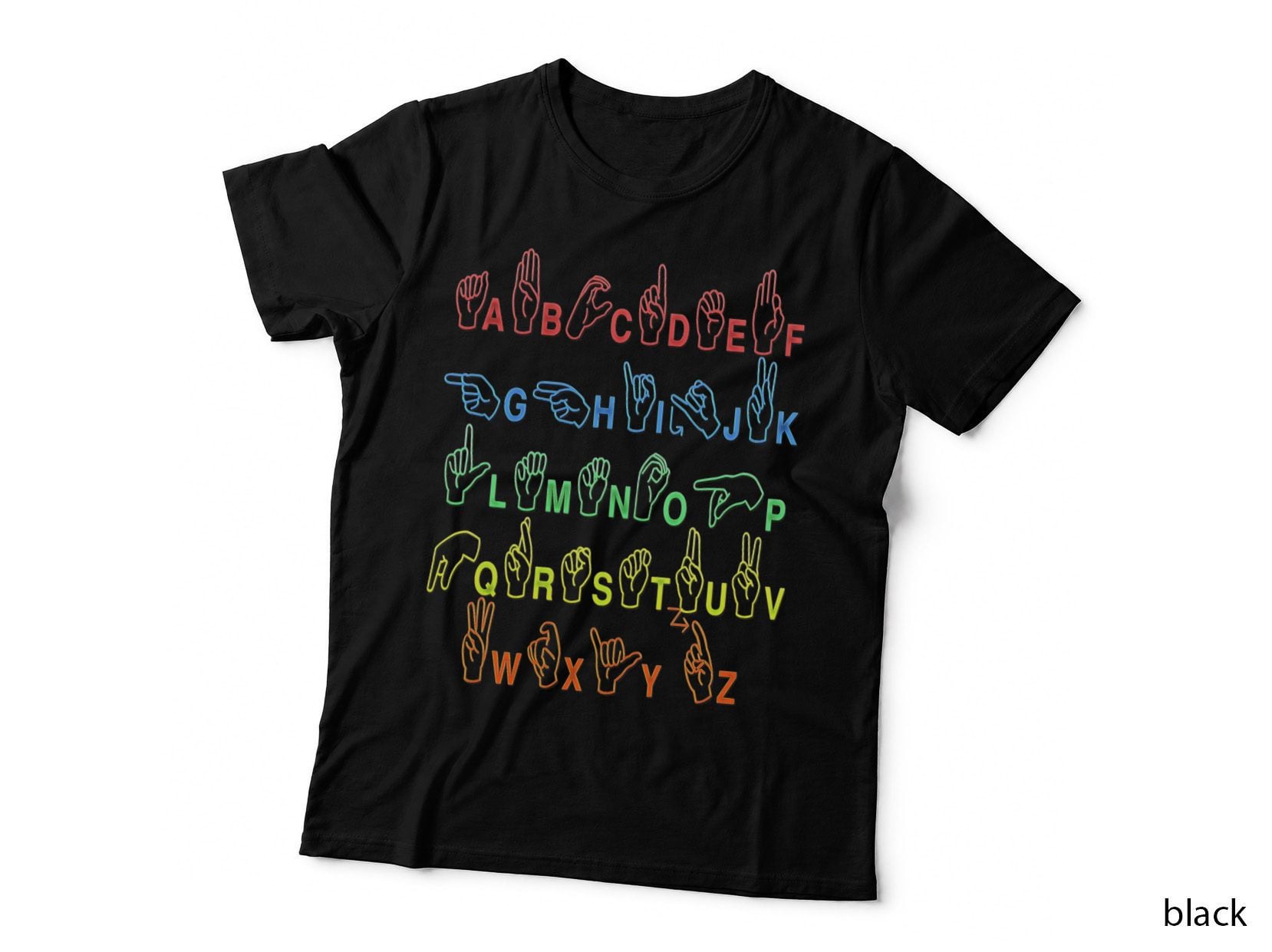 ASL (American Sign Language) Deaf Culture Abcs T Shirt