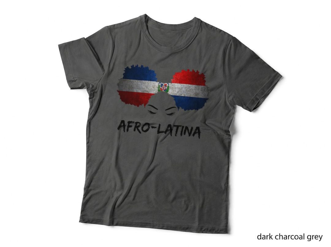 Afro Dominican Latina Dominicana Girl Proud Heritage T-Shirt