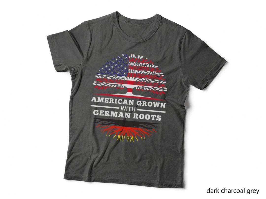 American Grown with German Roots Family Heritage Germany T-Shirt