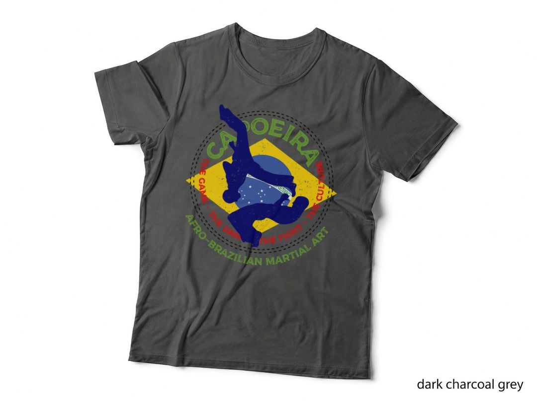 Capoeira Afro-Brazilian Martial Art Culture Emblem T-Shirt