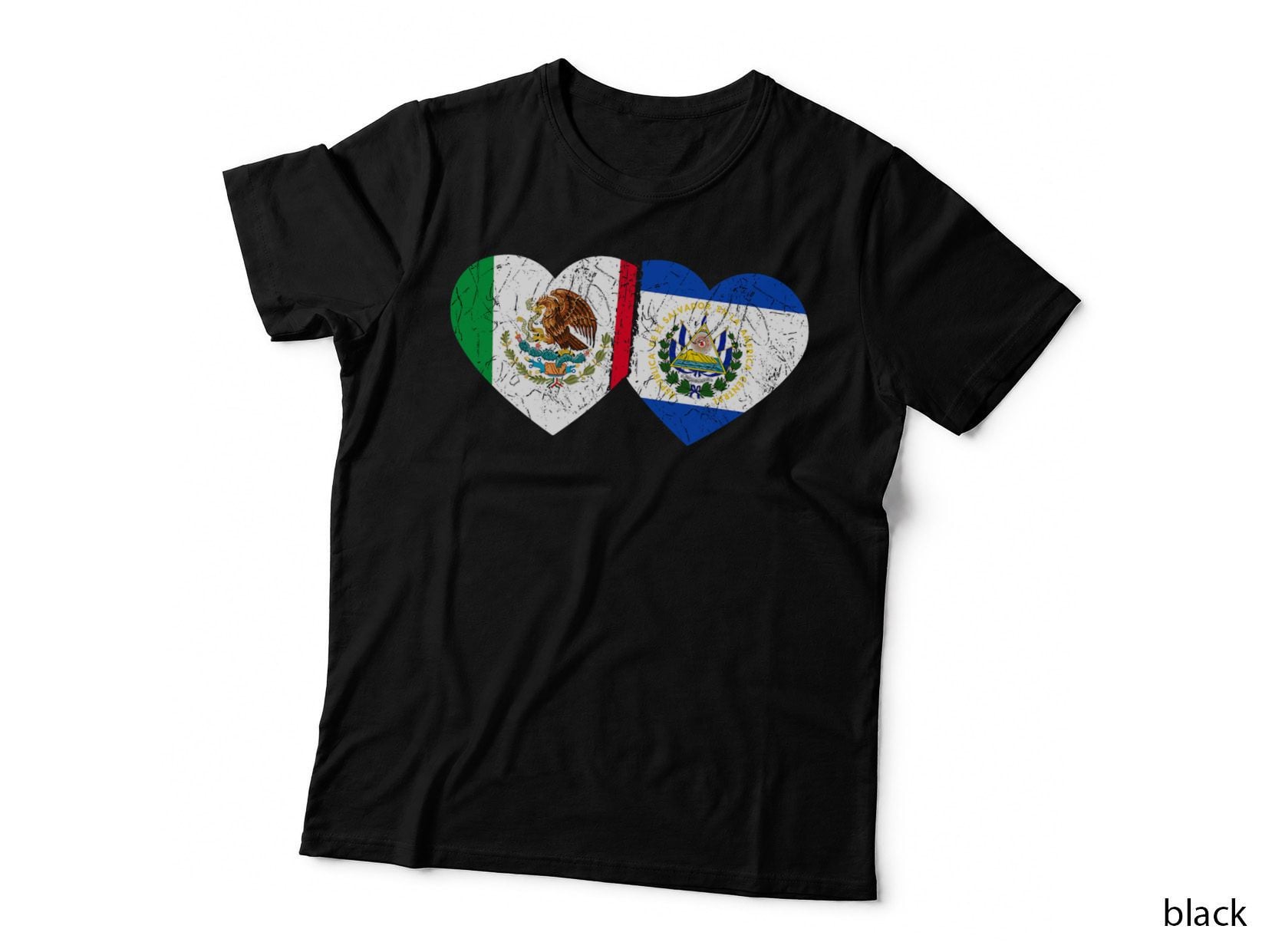 El Salvador Flag Mexican Salvadoran Roots Heritage Patriotic T-Shirt