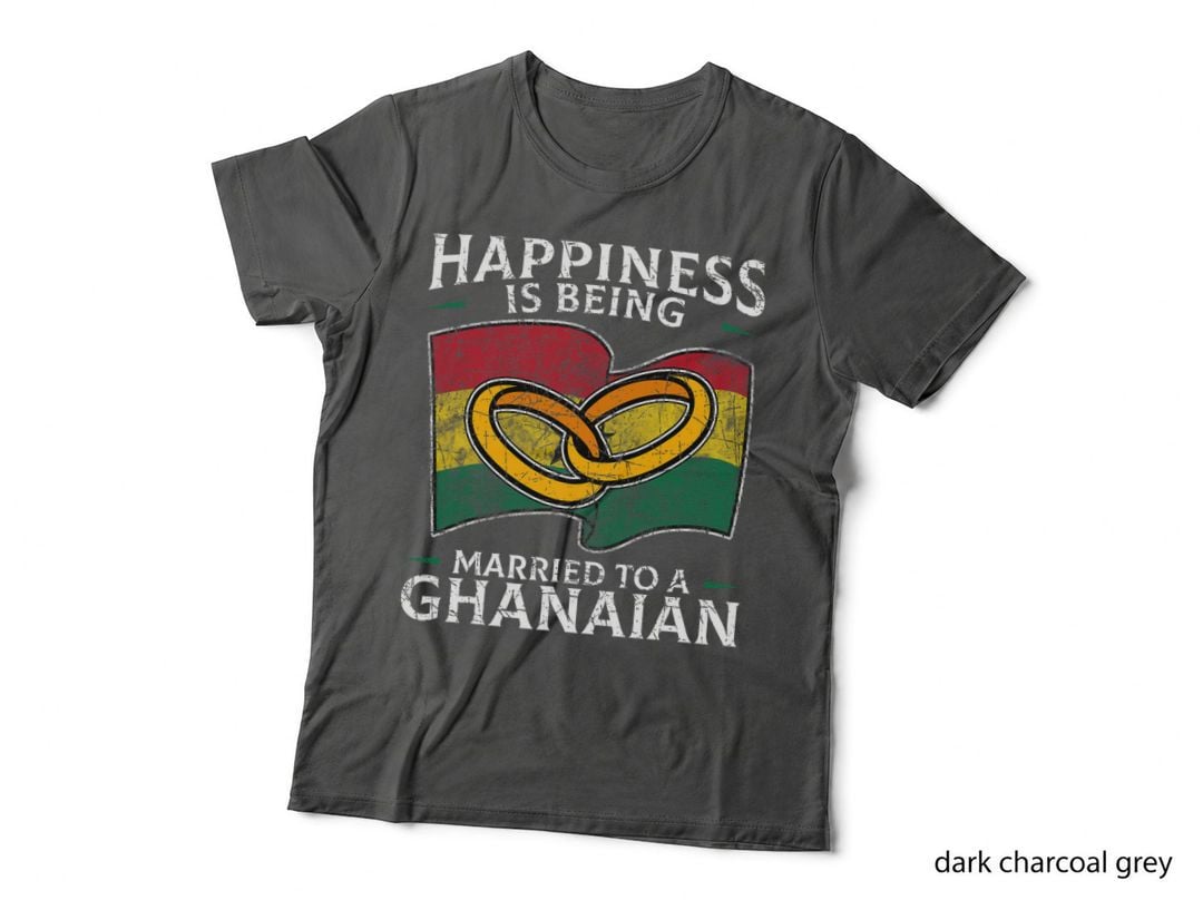 Ghanaian Marriage Ghana Married Heritage Culture Flag T-Shirt