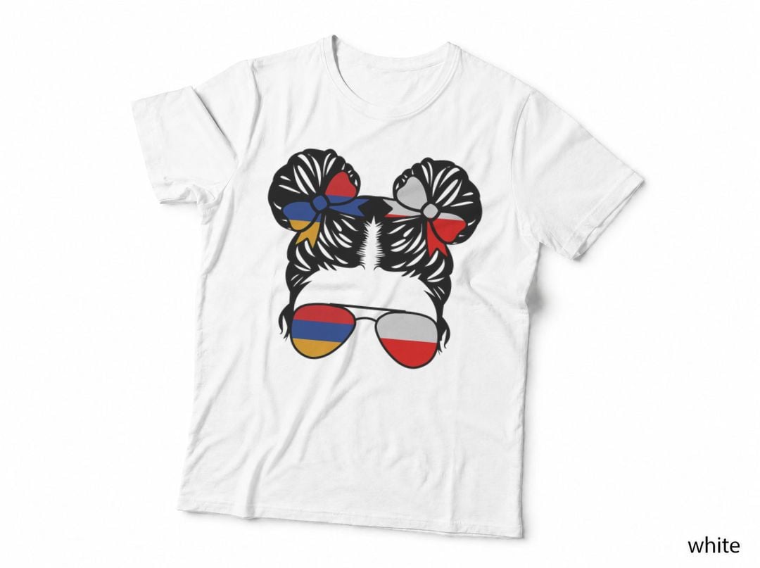 Half Armenian Half Polish Girl Armenia Kids Heritage T-Shirt