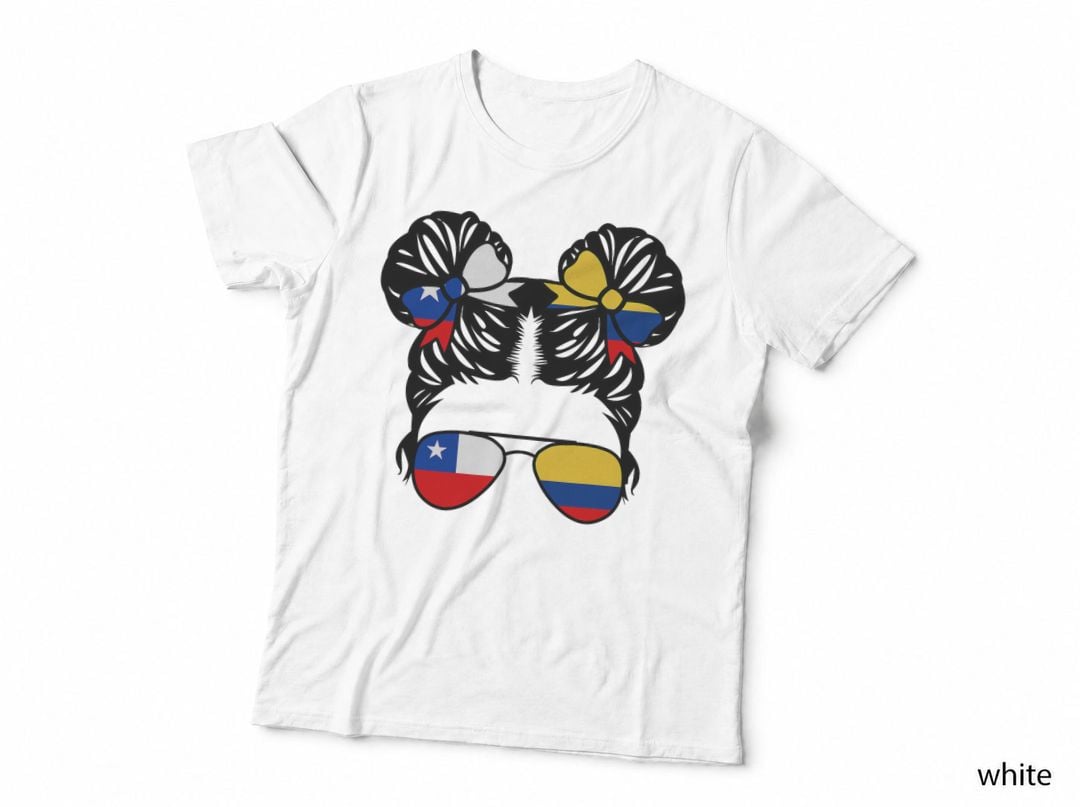 Half Chilean Half Colombian Girl Chile Kids Heritage T-Shirt