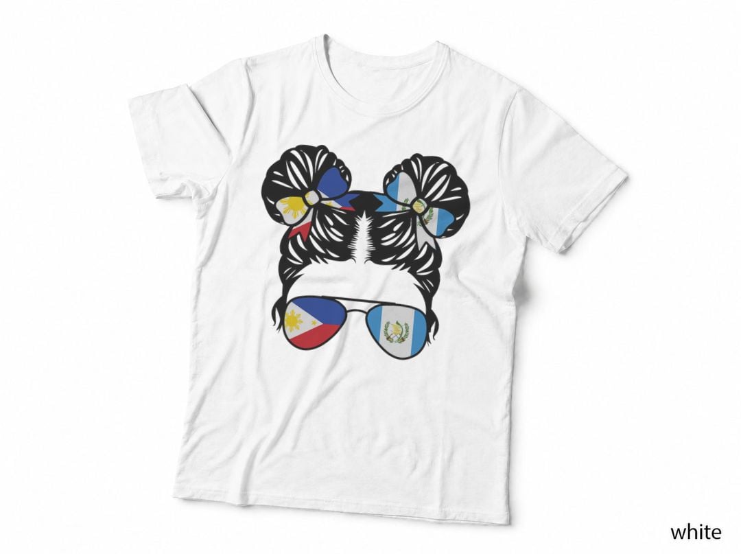 Half Filipino Half Guatemalan Girl Philippines Kids Heritage T-Shirt
