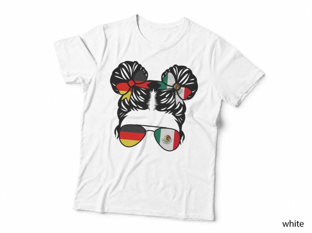 Half German Half Mexican Girl Germany Kids Heritage T-Shirt