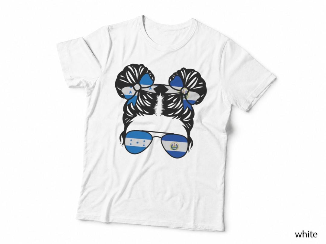 Half Honduran Half Salvadoran Girl Honduras Kids Heritage T-Shirt