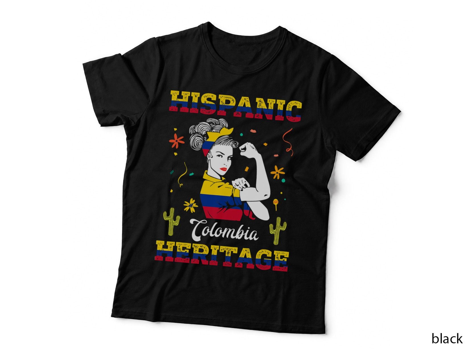 Hispanic Heritage Month Colombia Unbreakable Colombian T-Shirt