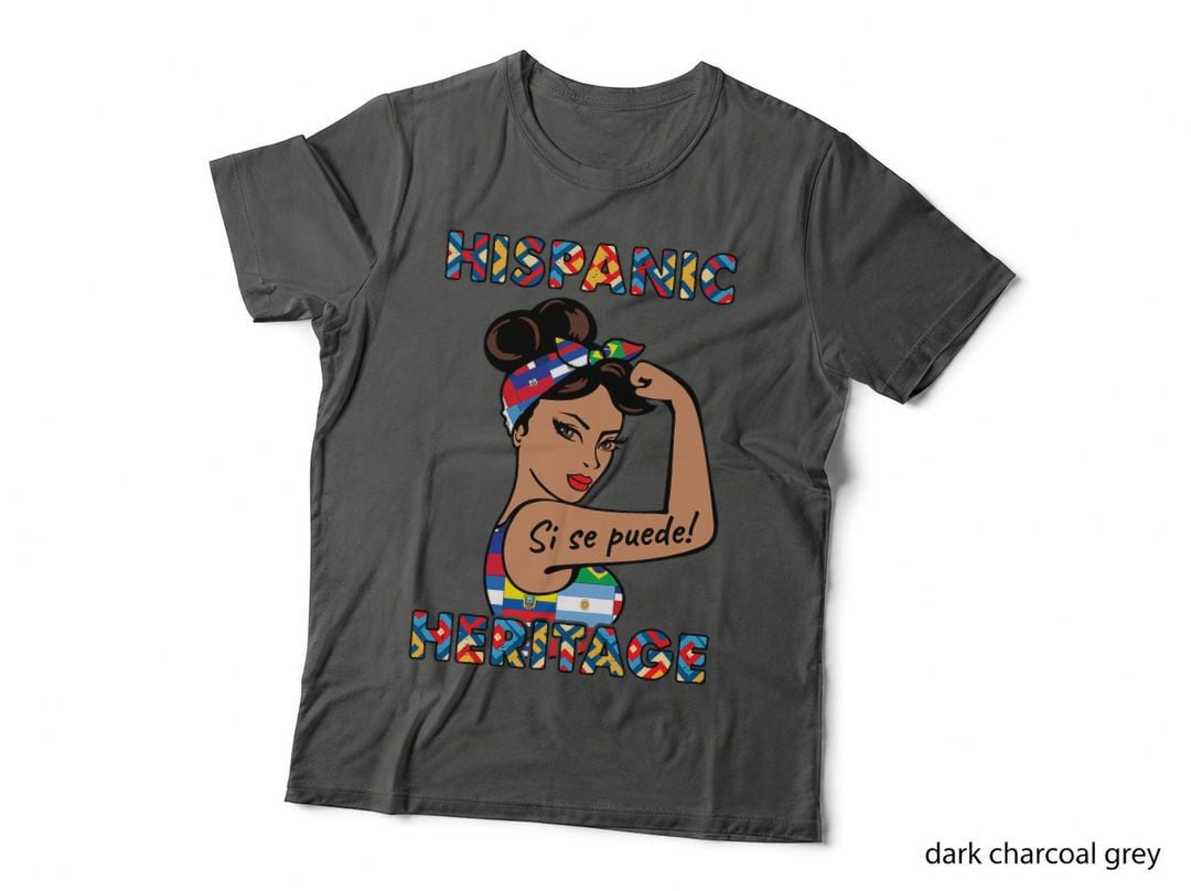 Hispanic Heritage Month Shirt Si Se Puede Latina Girl Women T-Shirt